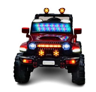 صورة جيب أطفال حمراء ماطورين 12 فولت